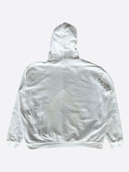 Chrome Hearts White Glow In The Dark Horseshoe Logo Hoodie