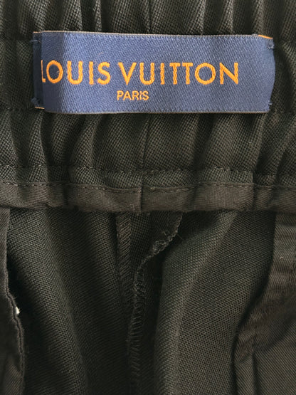Louis Vuitton Black & Pink Logo Shorts
