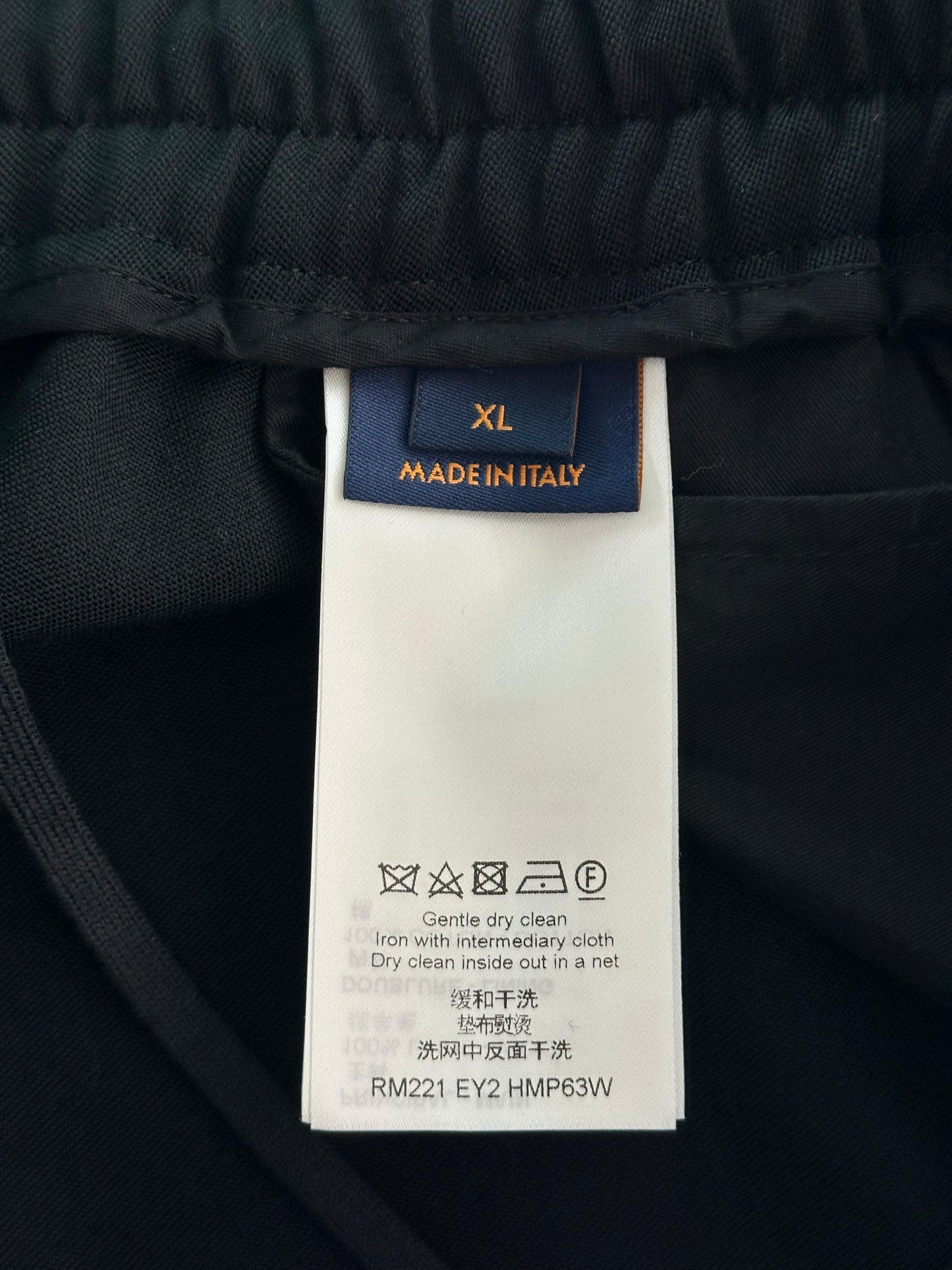 Louis Vuitton Black & Pink Logo Shorts