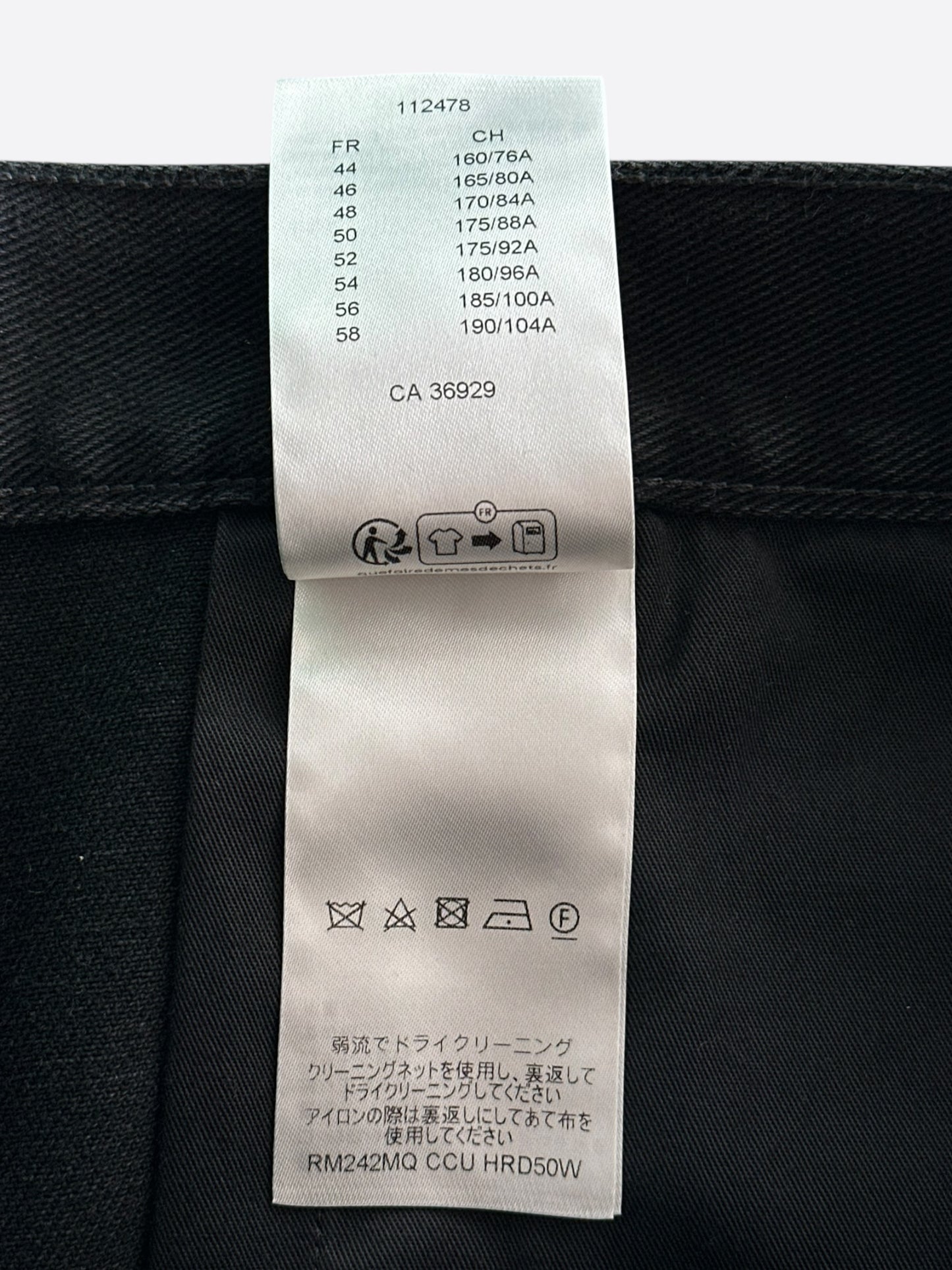 Louis Vuitton Washed Black Monogram Carpenter Shorts