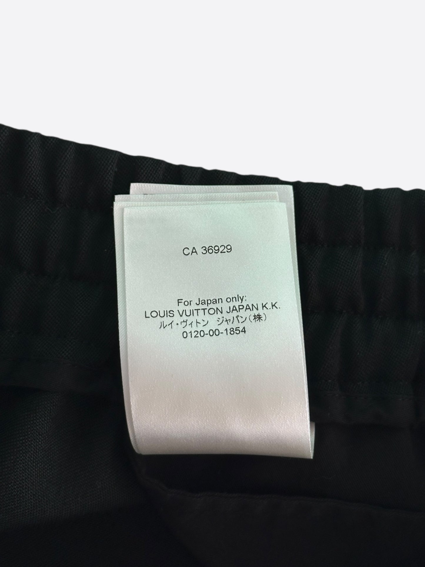 Louis Vuitton Black & Pink Logo Shorts