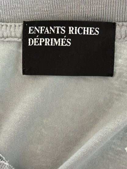 Enfants Riches Deprimes White & Black Checkerd Fan Zine T-Shirt