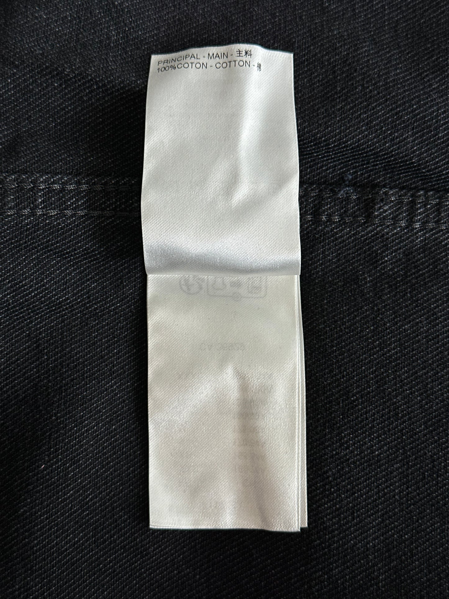 Louis Vuitton Washed Black Denim Monogram Overshirt