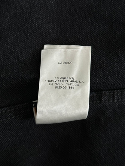 Louis Vuitton Washed Black Denim Monogram Overshirt