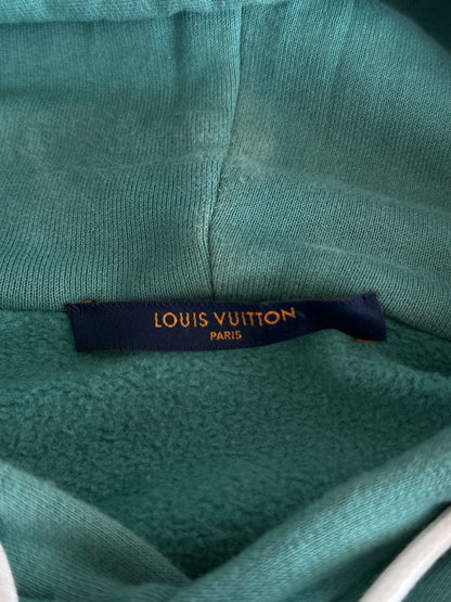 Louis Vuitton Turquoise Pin Embroidered Hoodie
