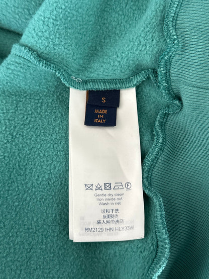 Louis Vuitton Turquoise Pin Embroidered Hoodie