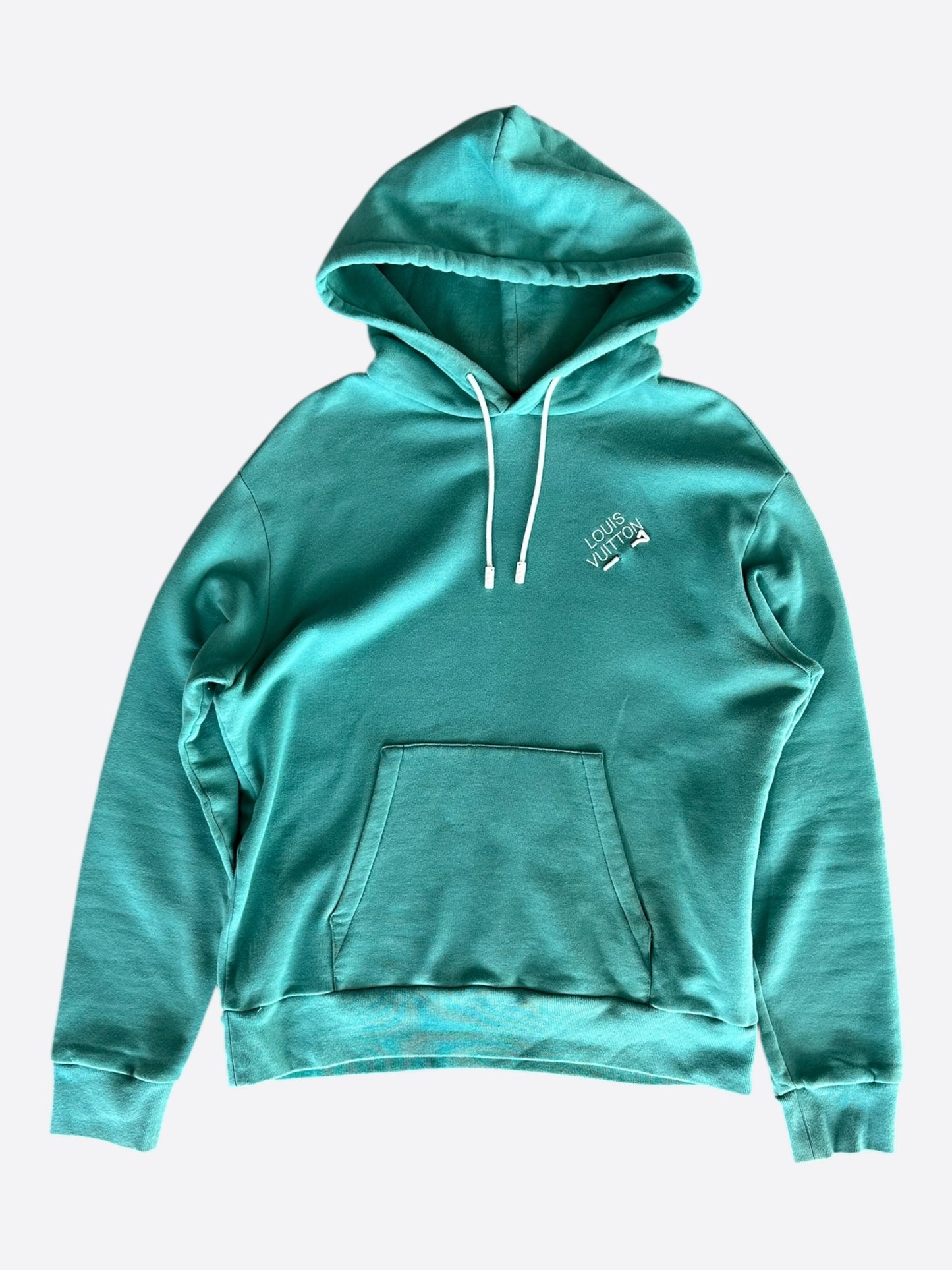 Louis Vuitton Turquoise Pin Embroidered Hoodie