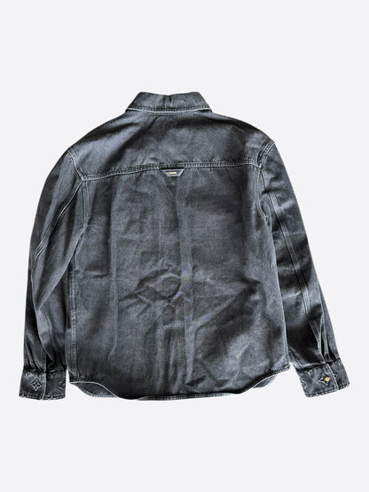 Louis Vuitton Washed Black Denim Monogram Overshirt