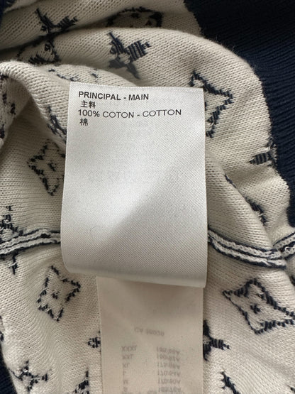 Louis Vuitton Navy & White Gradient Monogram Sweater