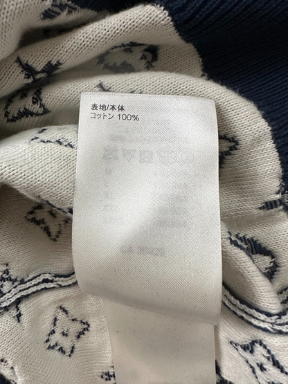 Louis Vuitton Navy & White Gradient Monogram Sweater