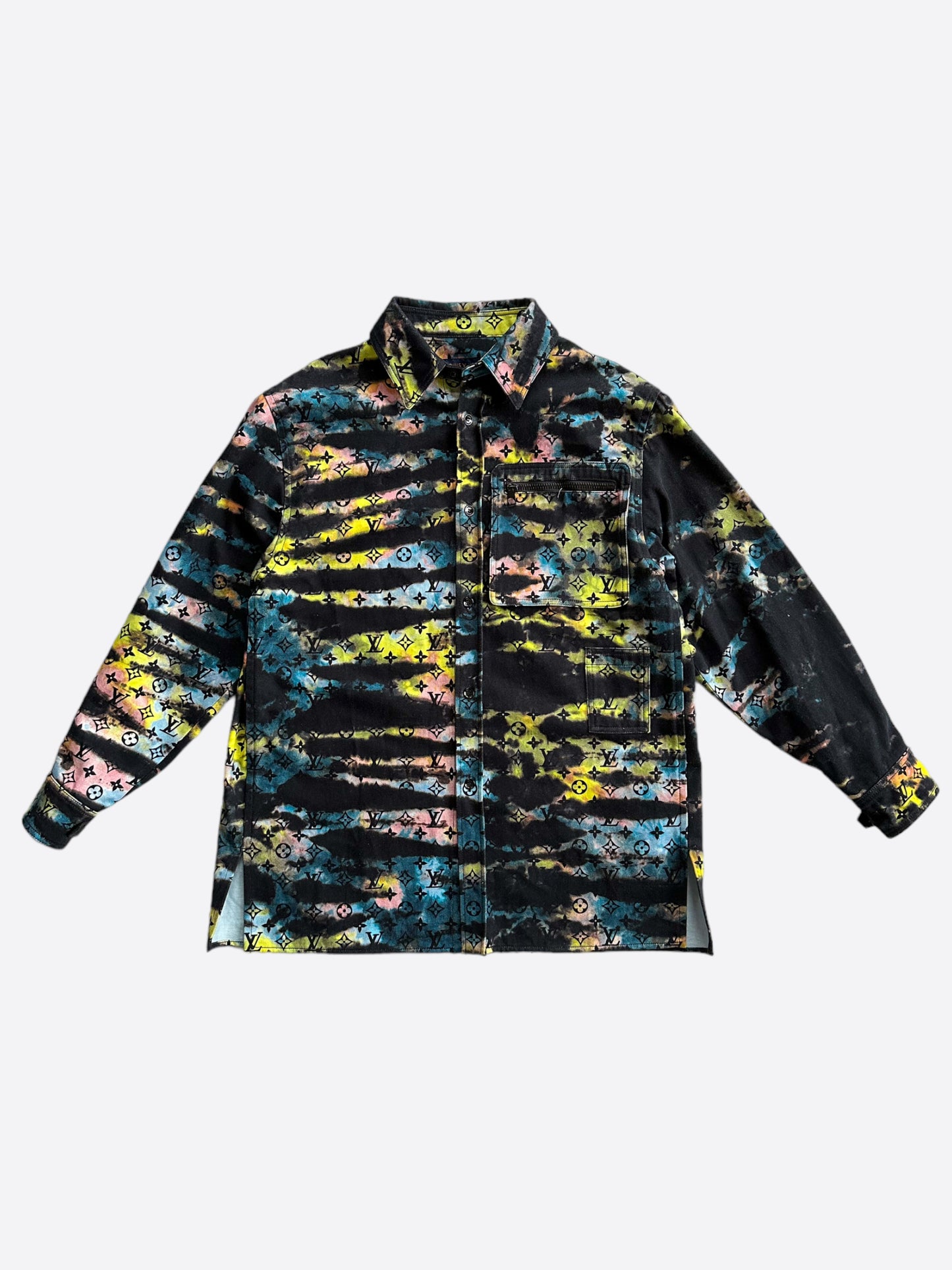 Louis Vuitton Multicolor Tie-Dye Monogram Overcoat – Savonches