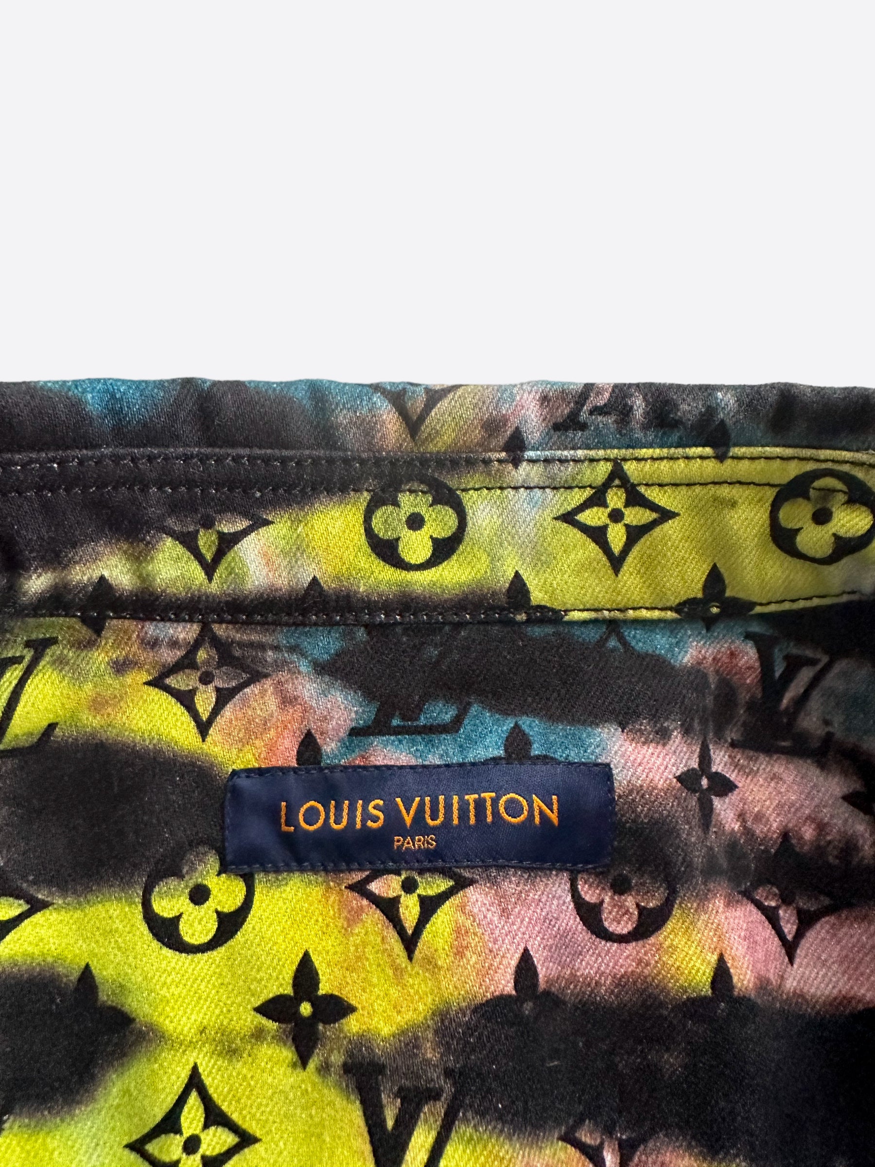 Louis Vuitton Monogram Tie & Dye Printed Tee Multicolor
