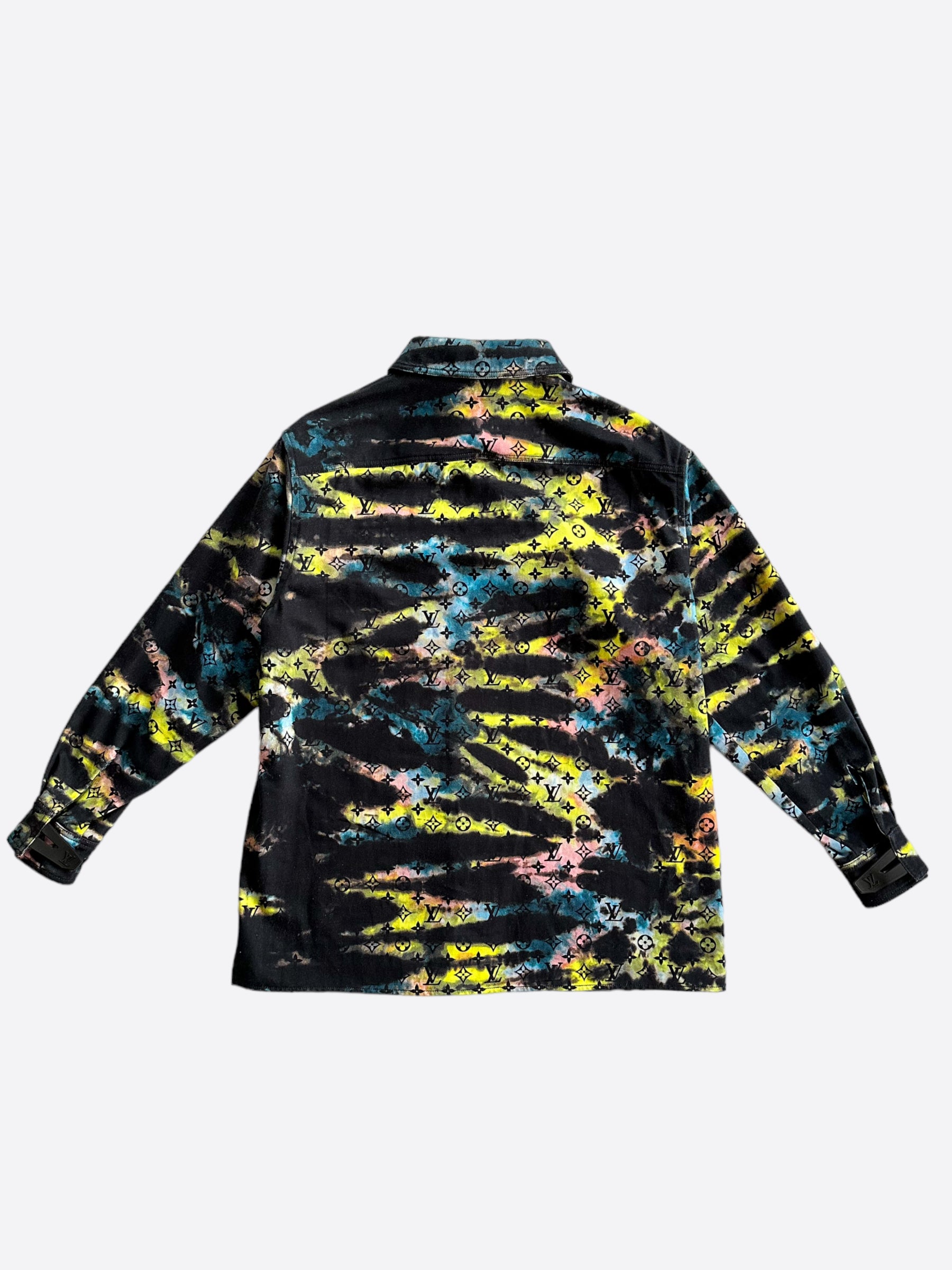 Louis Vuitton Multicolor Tie-Dye Monogram Overcoat – Savonches