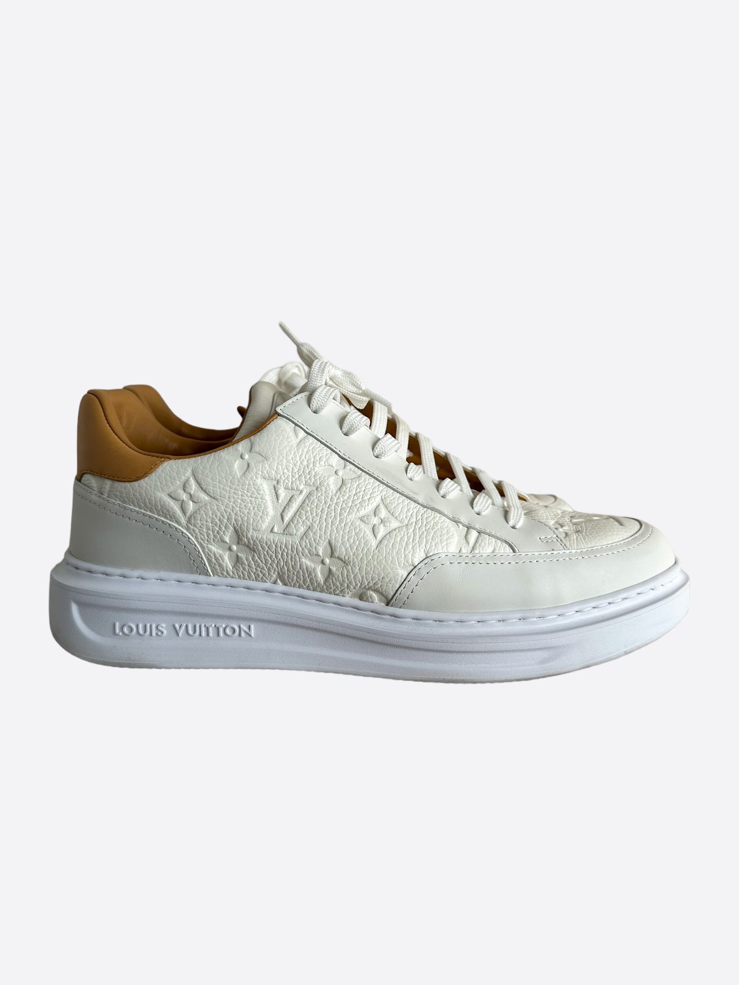 Louis Vuitton Monogram Beverly Hills Sneaker, White, 9.5