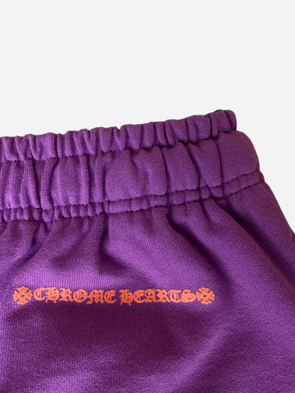 Chrome Hearts Matty Boy Purple More Not Less Sweatpants