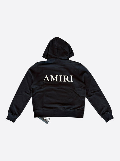 Amiri Black Puff MA Logo Hoodie