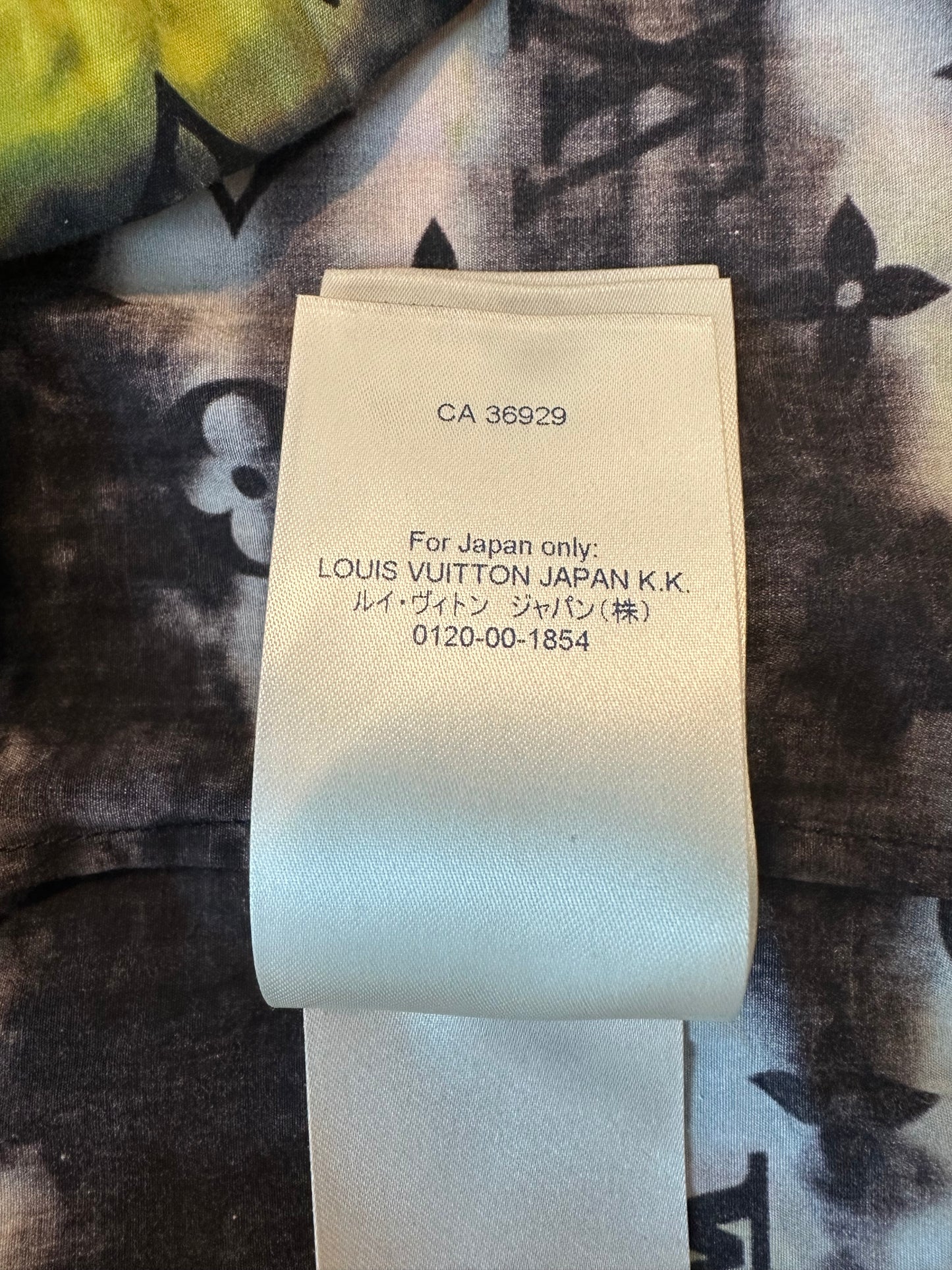 Louis Vuitton Mutlicolor Tie-Dye Camo Monogram Shirt