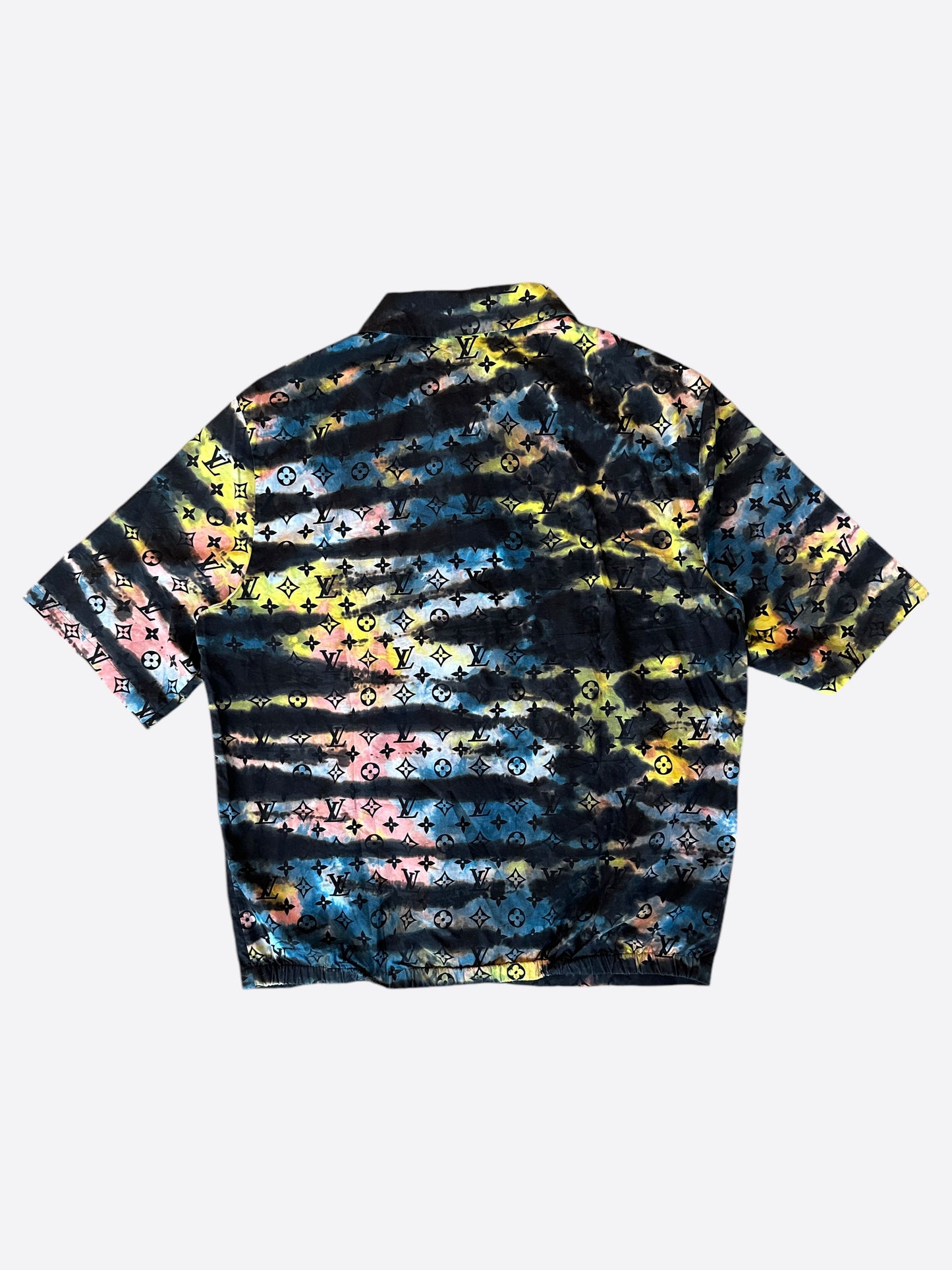 Louis Vuitton Mutlicolor Tie-Dye Camo Monogram Shirt