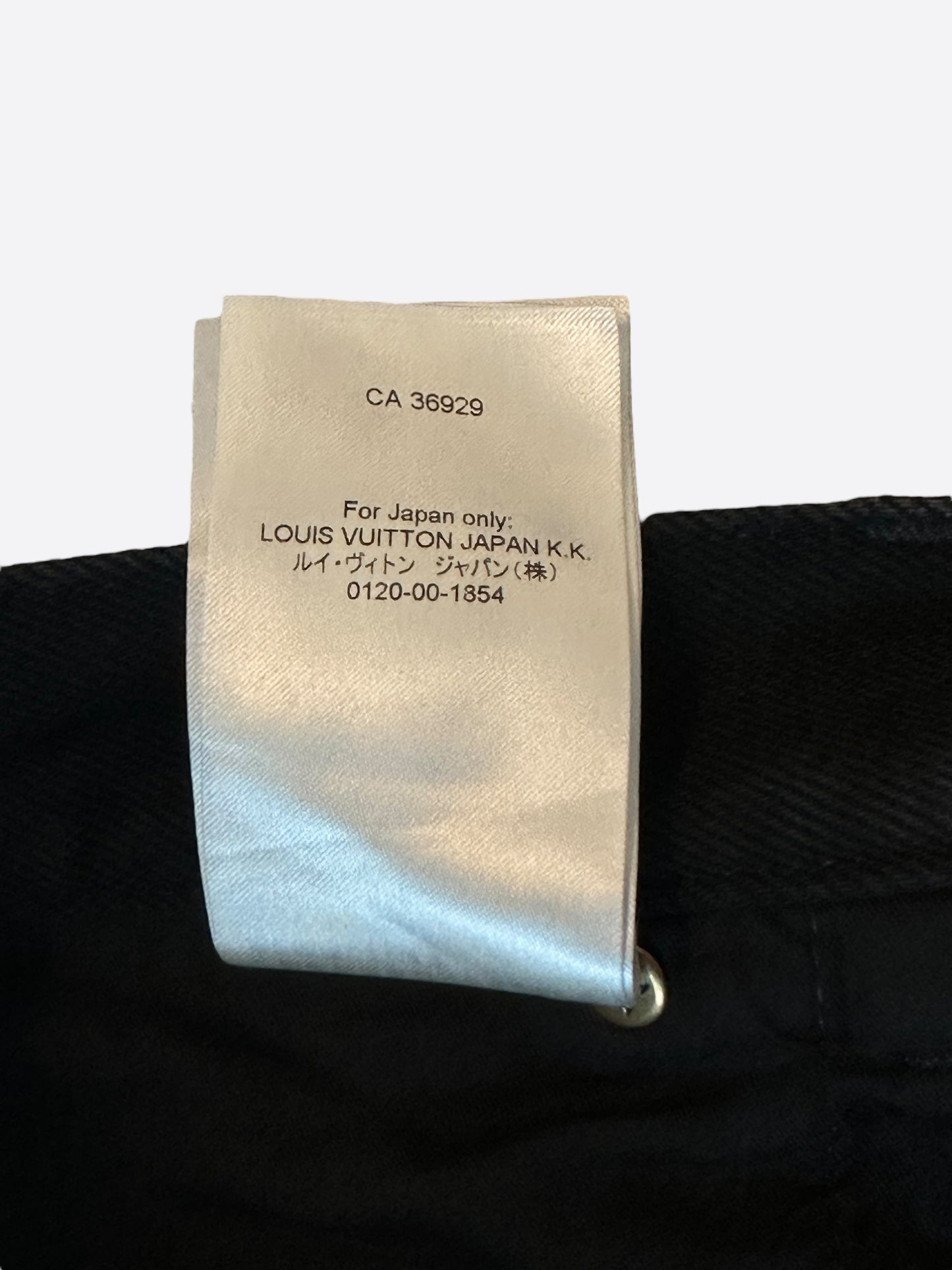 Louis Vuitton Black Monogram Carpenter Pants