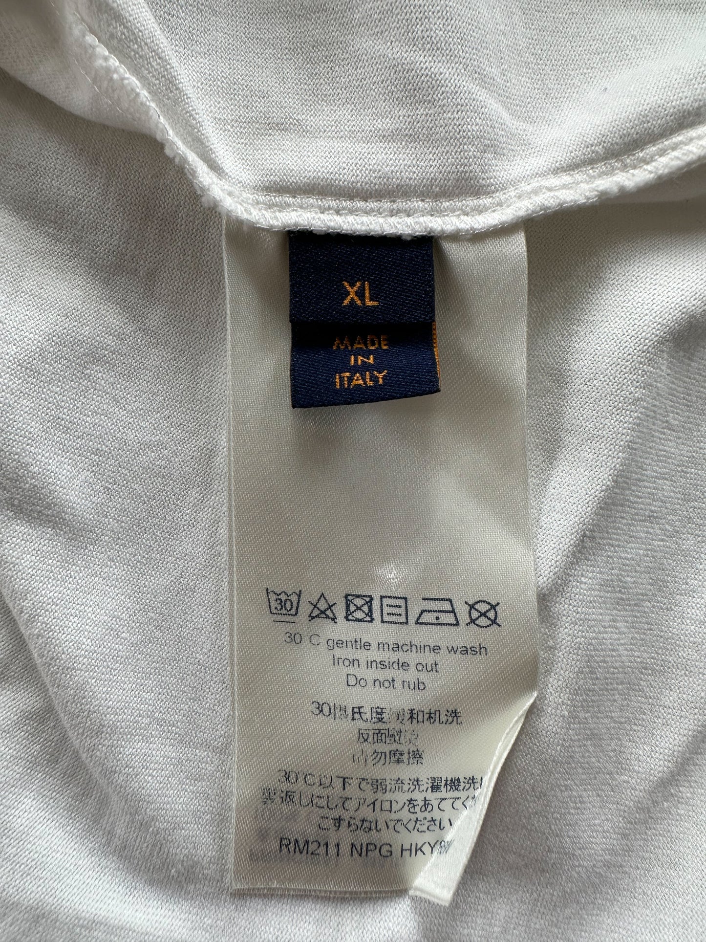 Louis Vuitton White Floating Logo Tee Shirt – Savonches