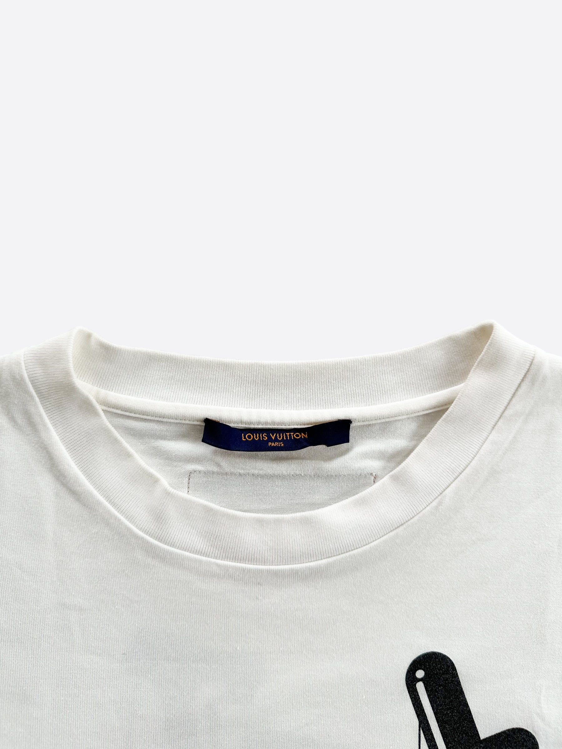 Louis Vuitton Men's Cotton All Over Logo Shirt 4XL