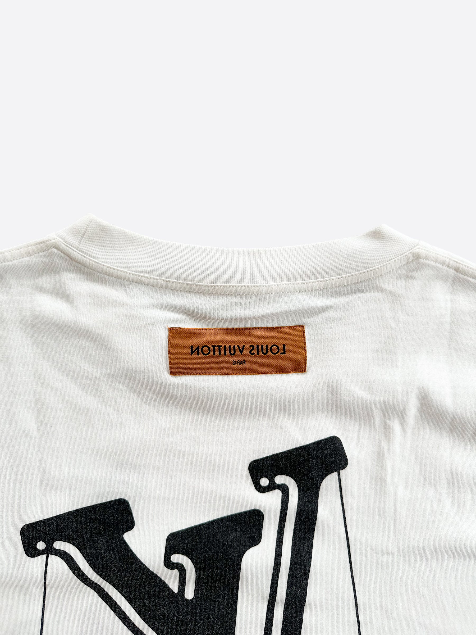 Louis Vuitton White Floating Men T Shirt