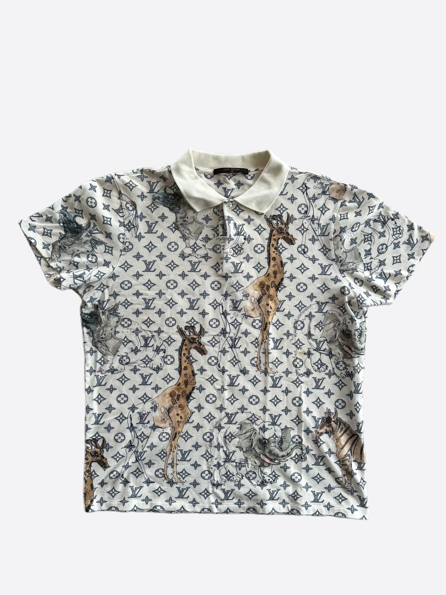 Louis Vuitton Chapman Brothers Monogram Polo T-Shirt – Savonches