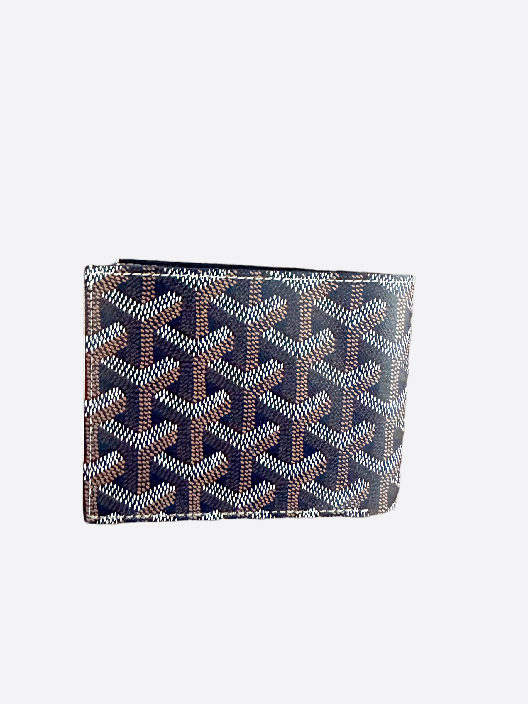 goyard navy blue wallet