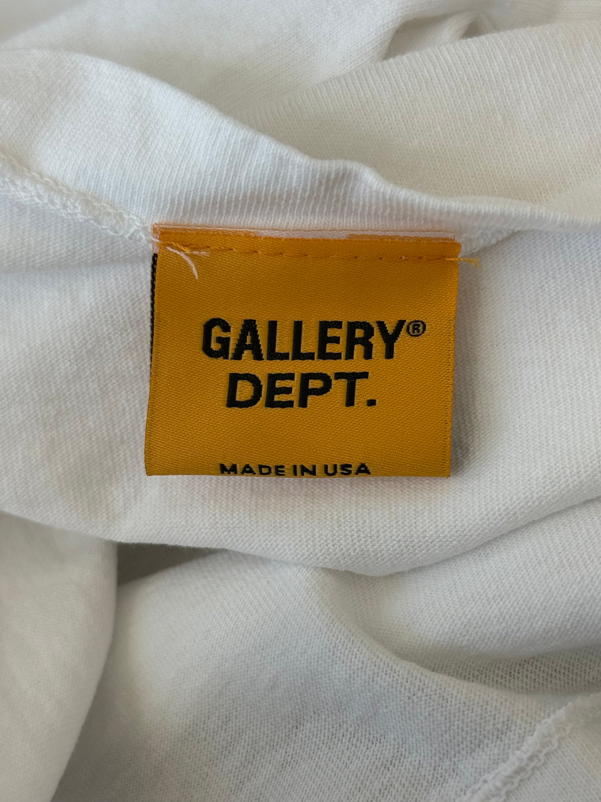Gallery Dept White & Black Souvenir Logo T-Shirt