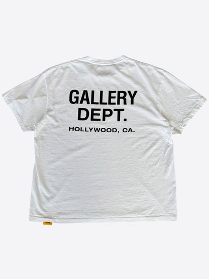 Gallery Dept White & Black Souvenir Logo T-Shirt