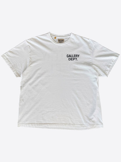 Gallery Dept White & Black Souvenir Logo T-Shirt