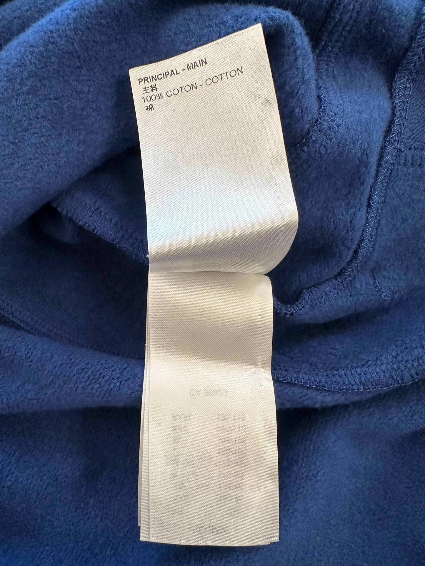 Louis Vuitton Blue Circle Cut Monogram Hoodie