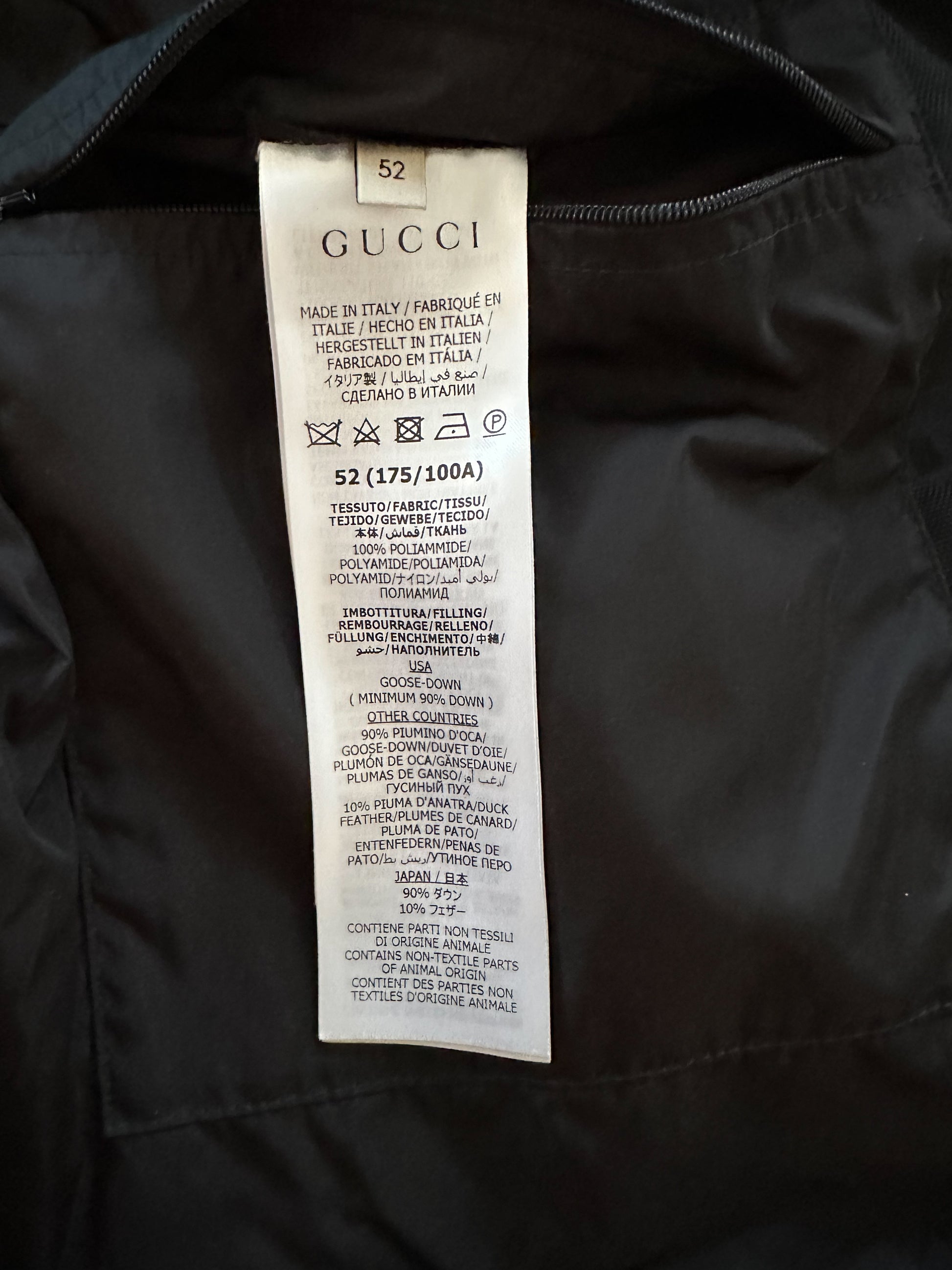 Gucci Gg Puffer Sn00 in Black for Men