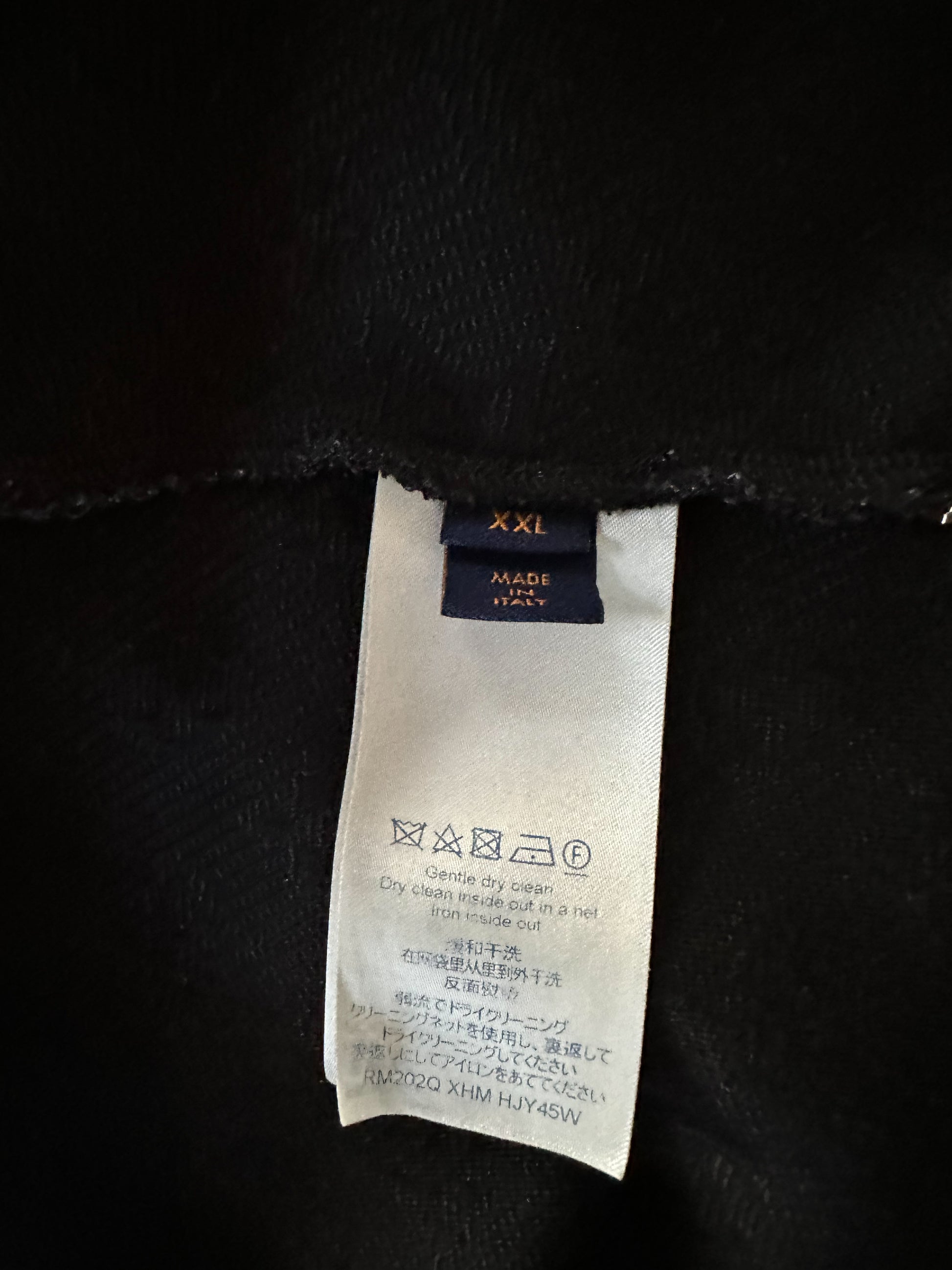 Louis Vuitton Black Monogram Track Jacket