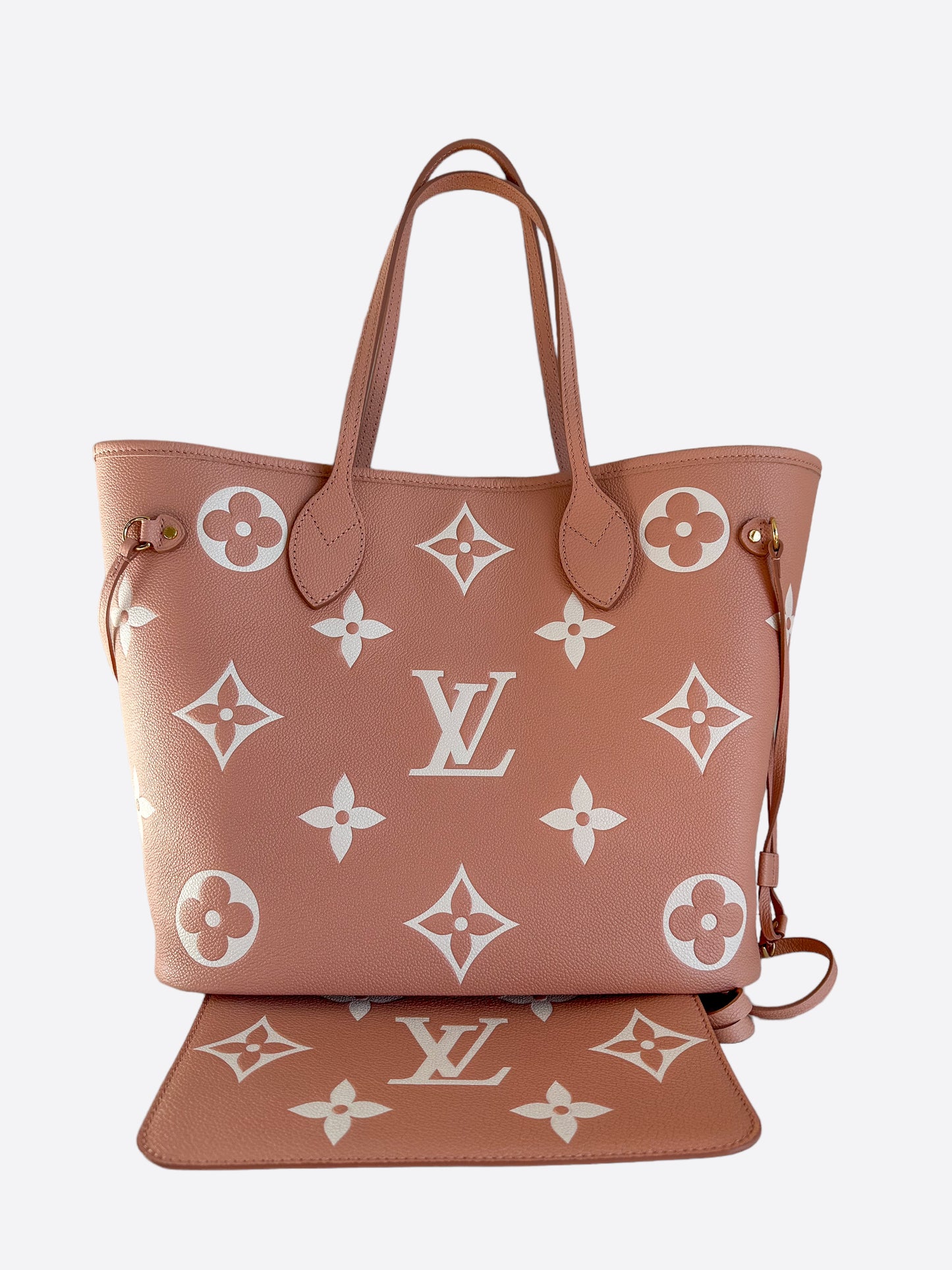 LOUIS VUITTON Bagatelle Monogram Empreinte Leather Shoulder Bag Rose T