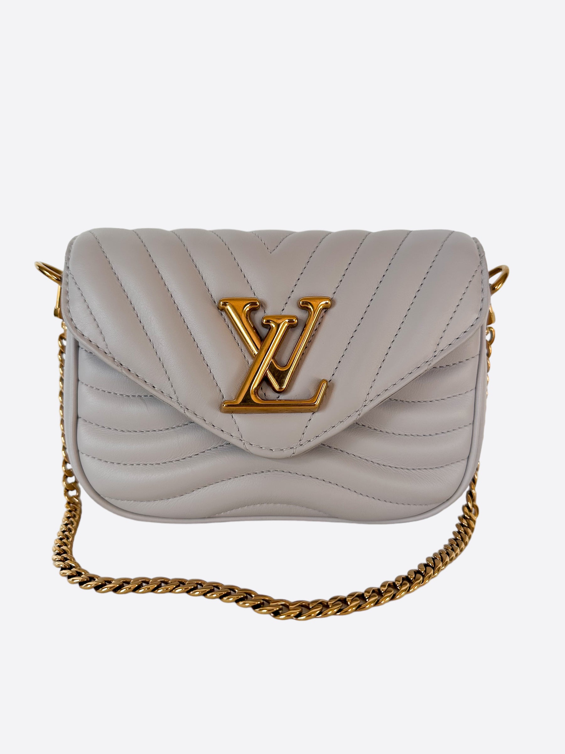 Louis Vuitton White New Wave Multi-Pochette