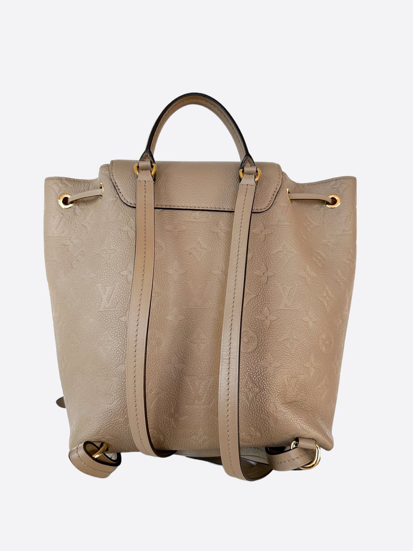 Louis Vuitton Montsouris Backpack Empreinte Leather (Turtledove