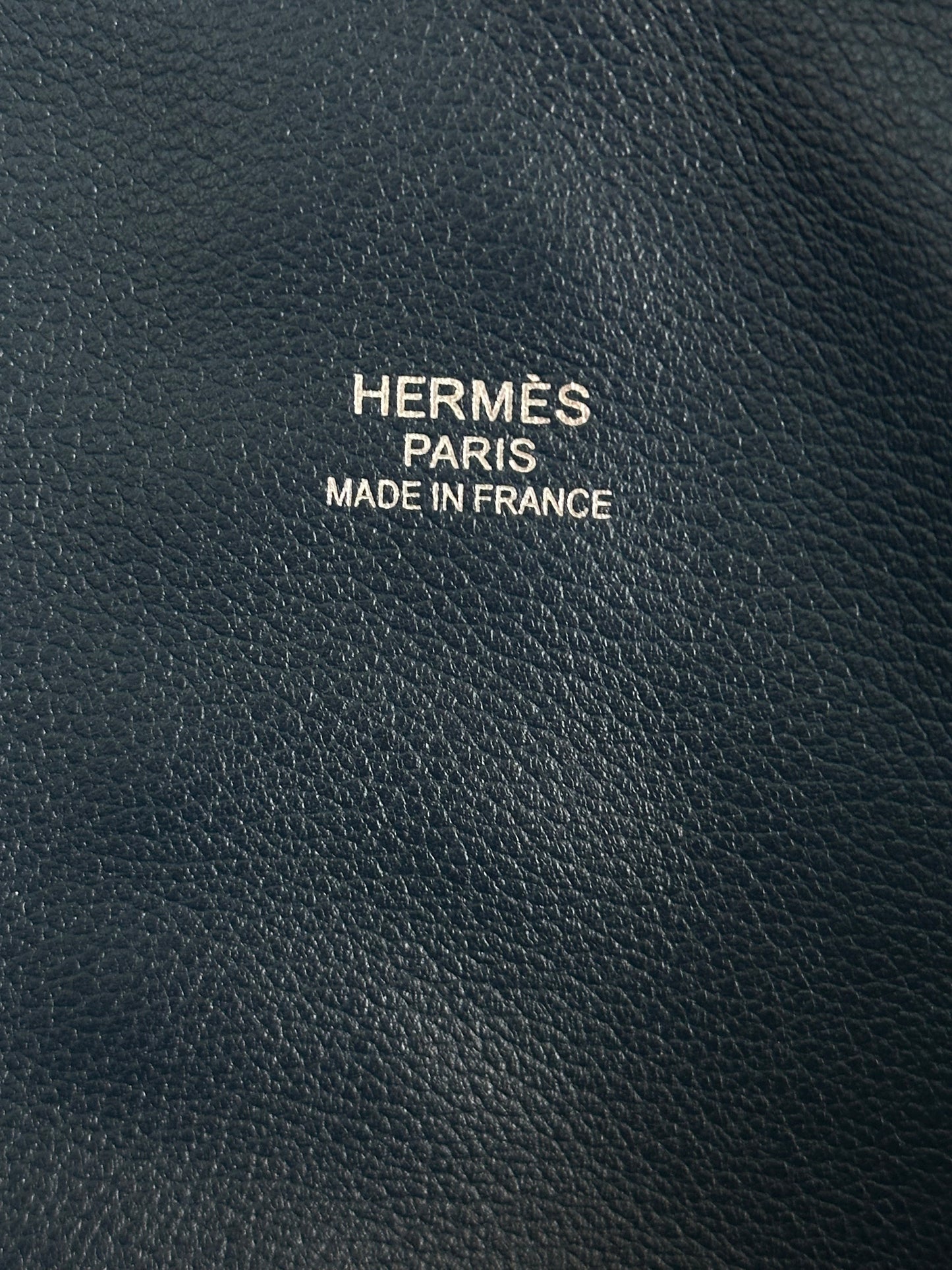 Hermes Blue Togo Baseball Bolide 45