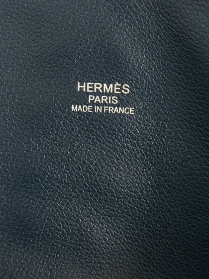 Hermes Blue Togo Baseball Bolide 45