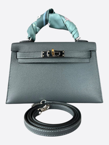 Hermes Vert Amande Epsom Mini Kelly 20