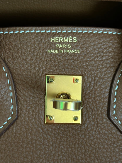 Hermes Gold Togo Birkin 25