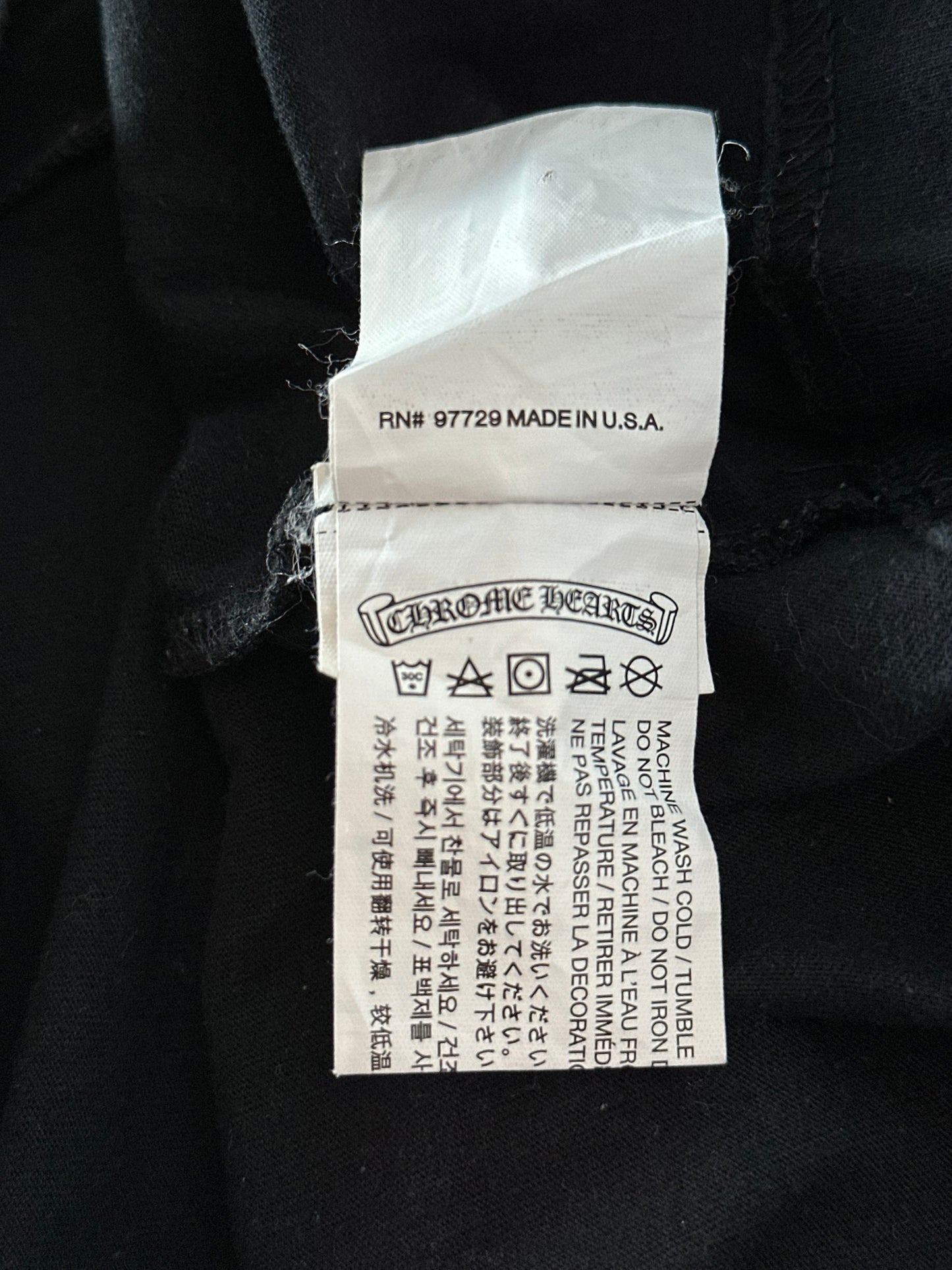 Chrome Hearts Paris Exclusive Horseshoe Logo T-Shirt