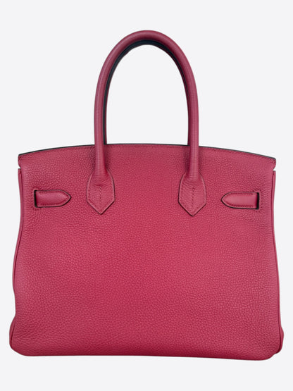 Hermès Rouge Grenat Togo & Gold Hardware Birkin 30