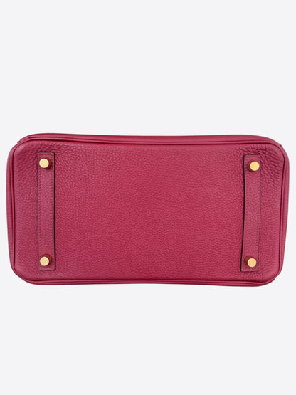 Hermès Rouge Grenat Togo & Gold Hardware Birkin 30
