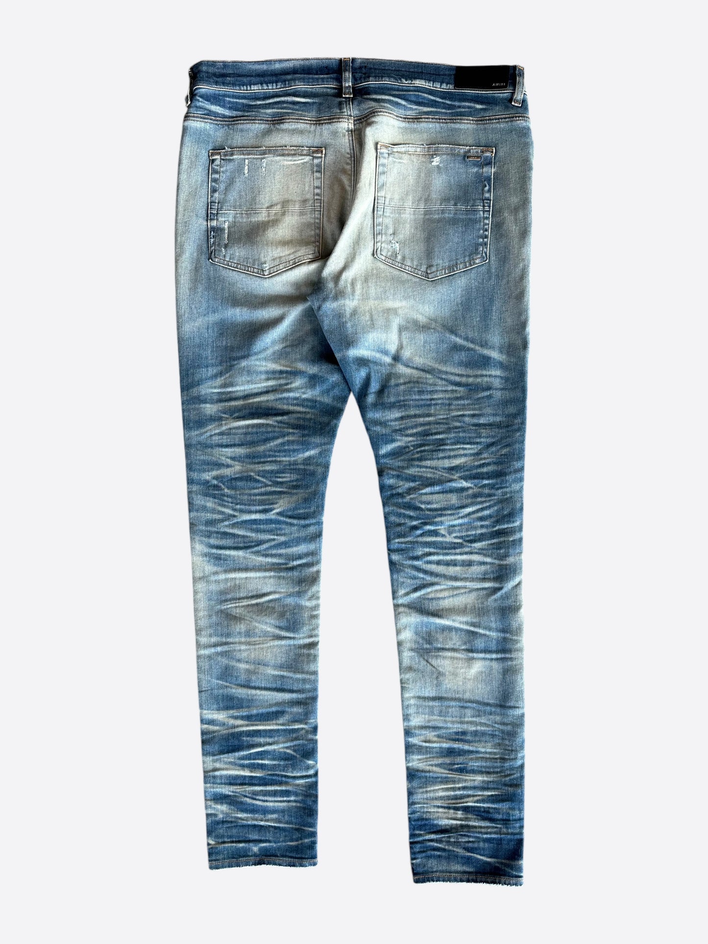 Amiri Indigo Bleached Honeycomb MX1 Jeans