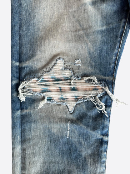 Amiri Indigo Bleached Honeycomb MX1 Jeans