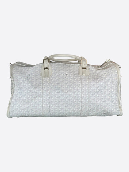 Goyard White Boston 50 Duffel Bag