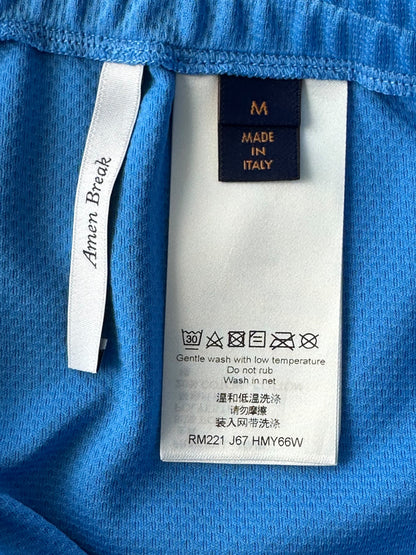 Louis Vuitton Blue Lightning Logo Shorts