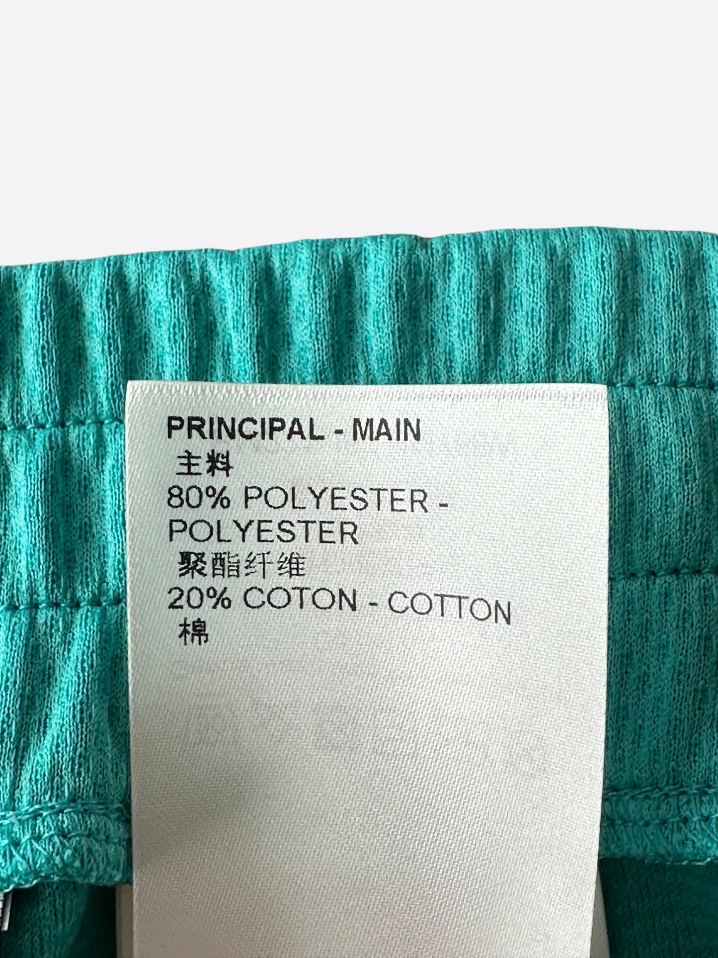 Louis Vuitton Turquoise Lightning Logo Shorts