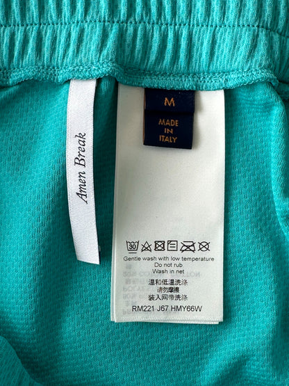 Louis Vuitton Turquoise Lightning Logo Shorts